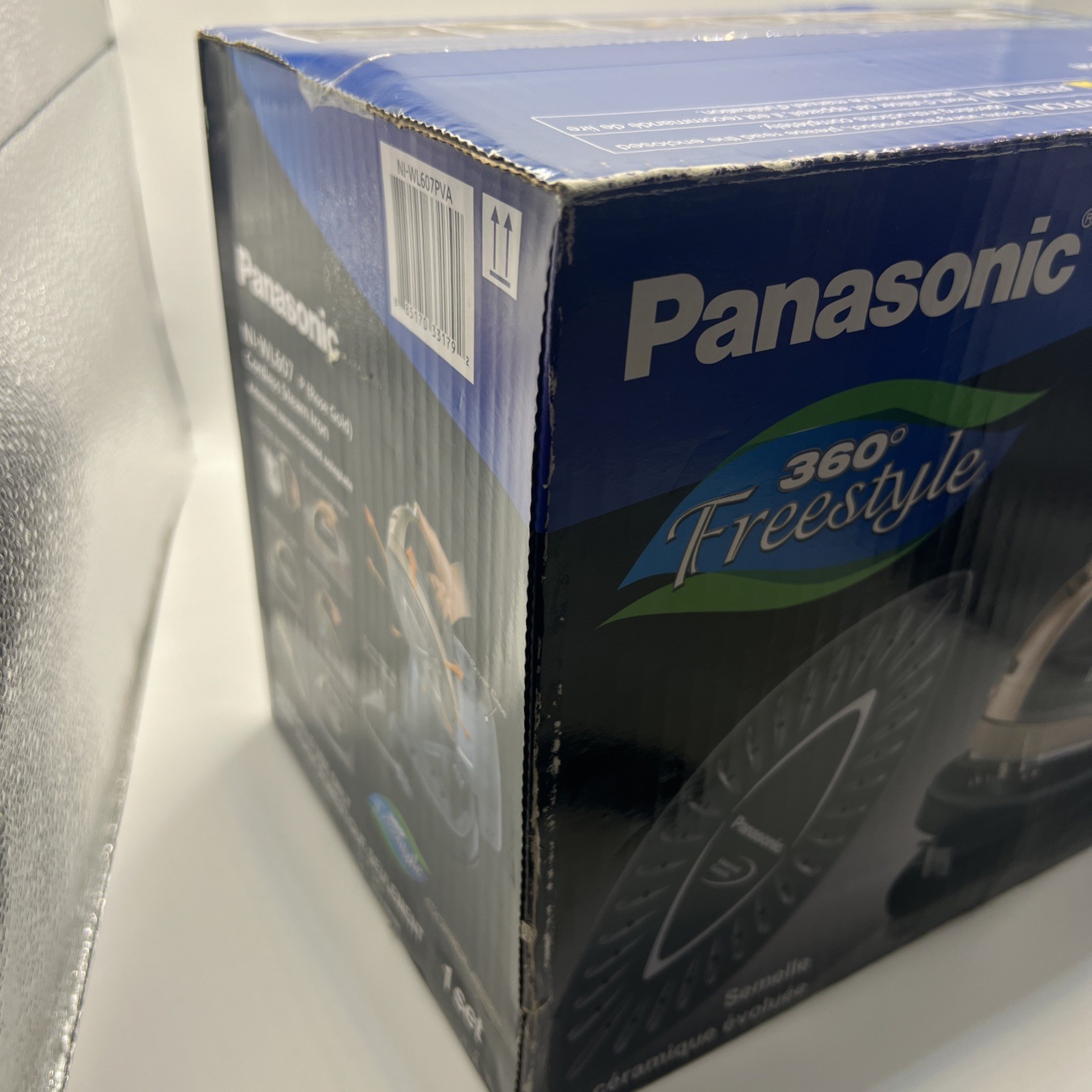 Panasonic 360 Freestyle Cordless Iron New Sealed NI-WL607 Rose Gold