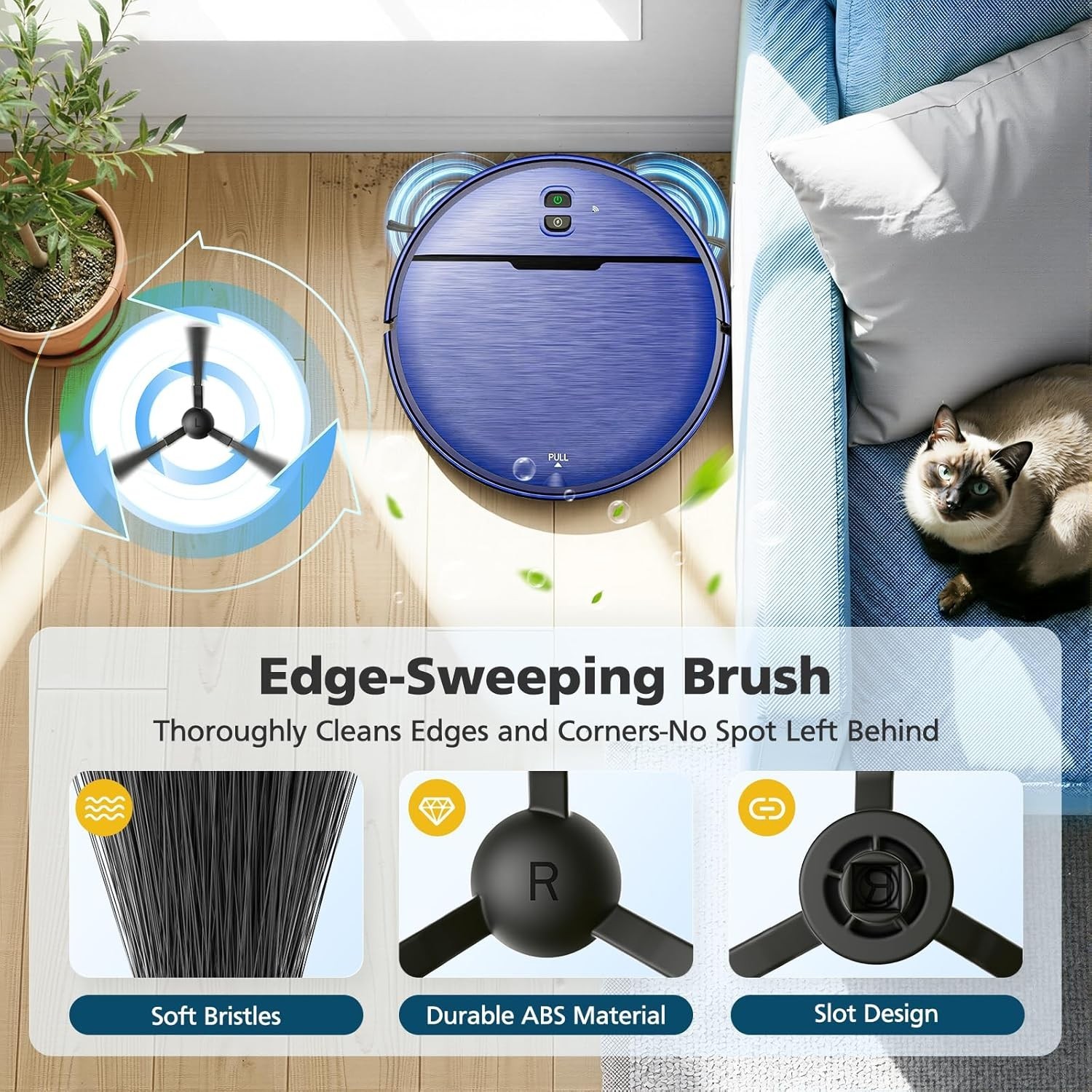 Complete BR151 Replacement Accessories: Filters, Mop Pads & 6 Side Brushes