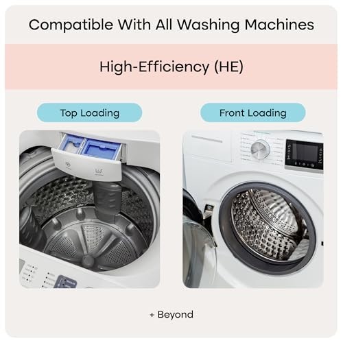 Washing Machine Cleaner Tablets – 24 Pack, HE & Front Load Compatible, Pet Safe,