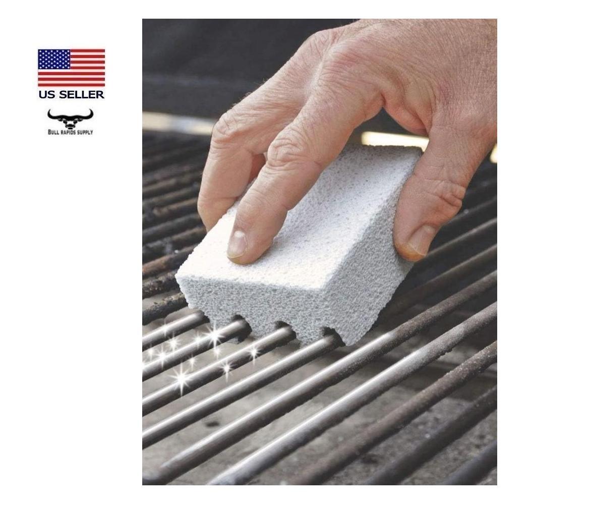 Pumice Stone Grill Cleaner Block Reusable or All-purpose Sink, Bathroom, Toilet