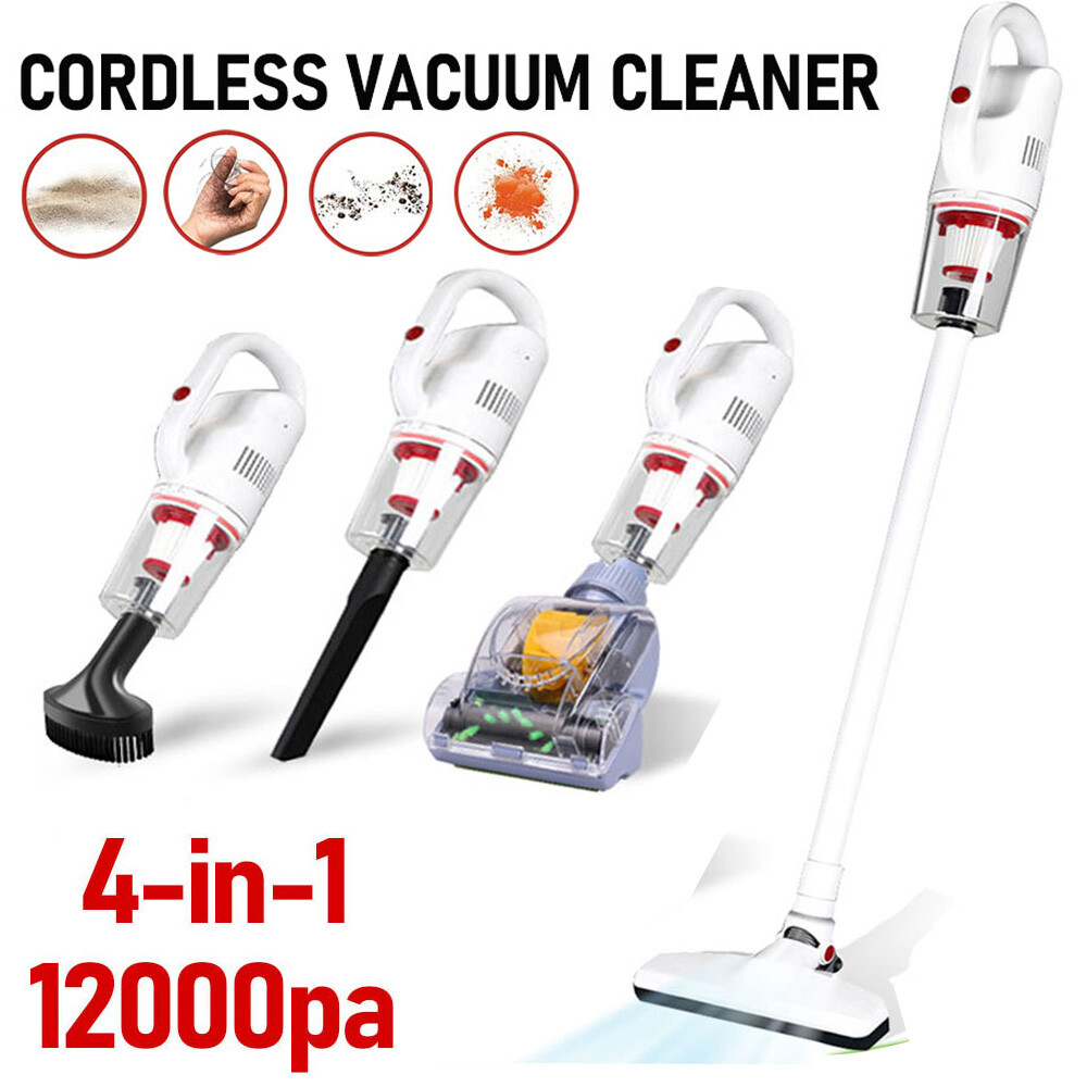 35Min Cordless Stick Vacuum Cleaner 4-IN-1 Handheld Vacuum Carpet Pet Hair Floor