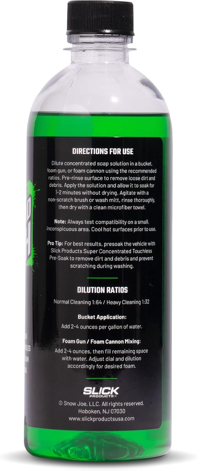 Slick Products Total Off-Road Wash Super Concentrate Thick Foaming Car Wash Soap
