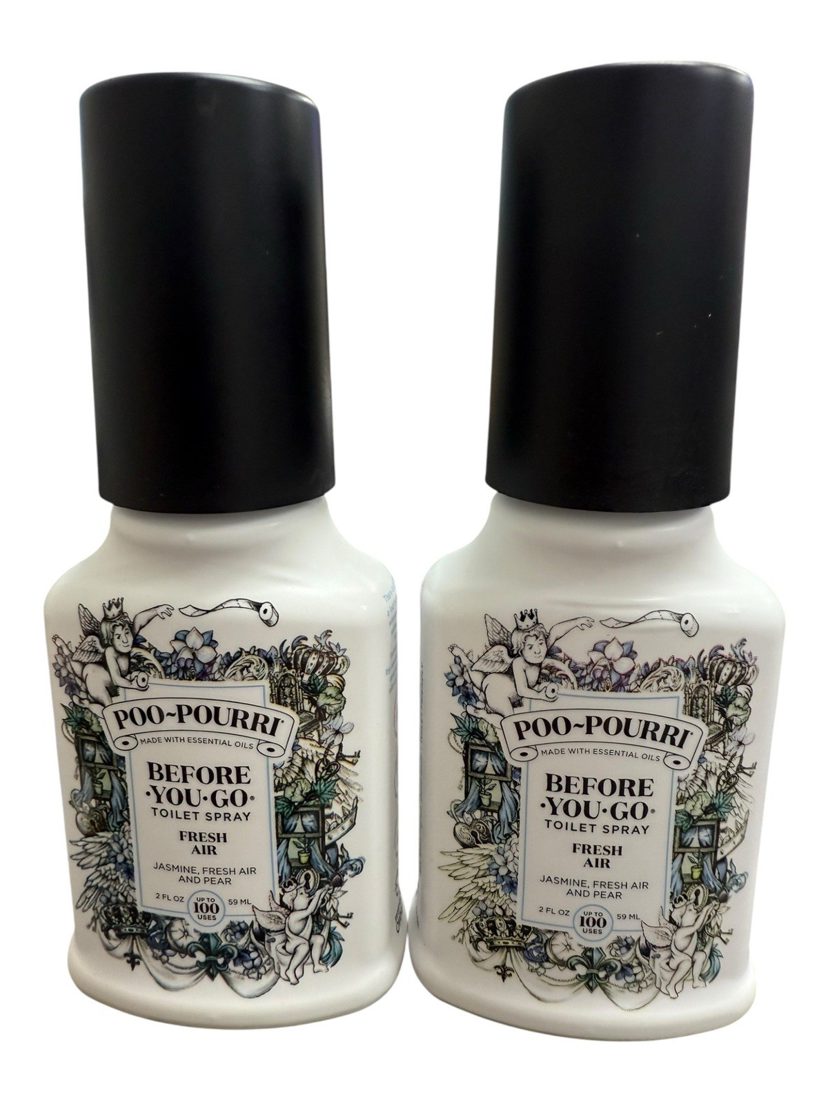 Poo Pourri Before You go Toilet Spray 2 Fl Oz Each Fresh Air Scent Lot Of 2