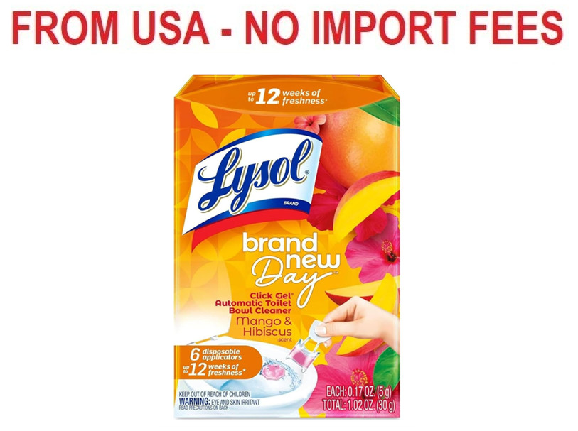 Lysol Click Gel Automatic Toilet Bowl Cleaner, Toilet Gel Stamp, Toilet Freshene
