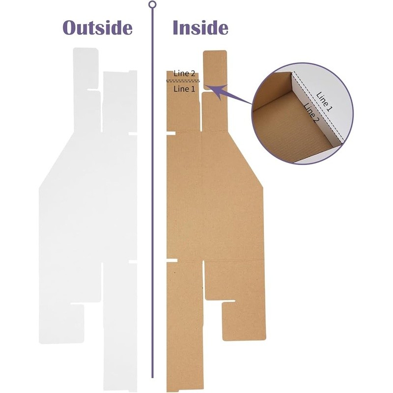 Cardboard Storage Bins 35 Pack Organizer Easy Assembly Labeling Tool Parts Snack