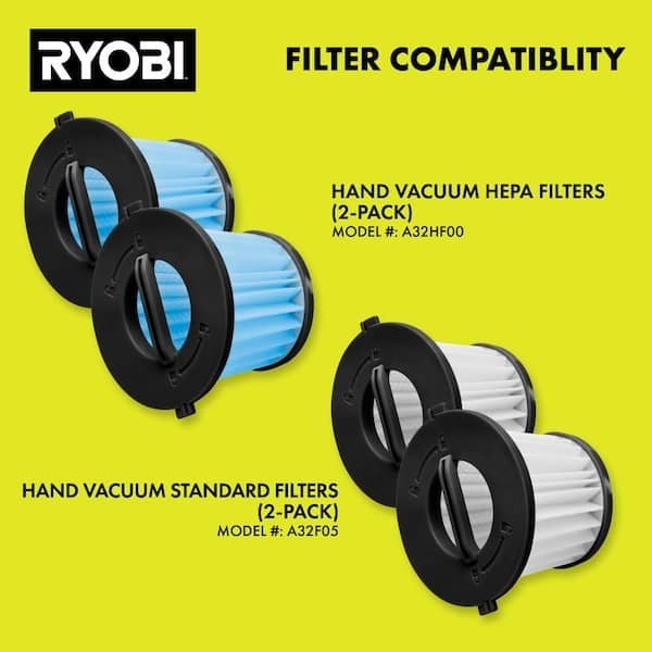 Ryobi ONE 18V Cordless Multi-Surface Handheld Vacuum Tool Only (PCL705B)