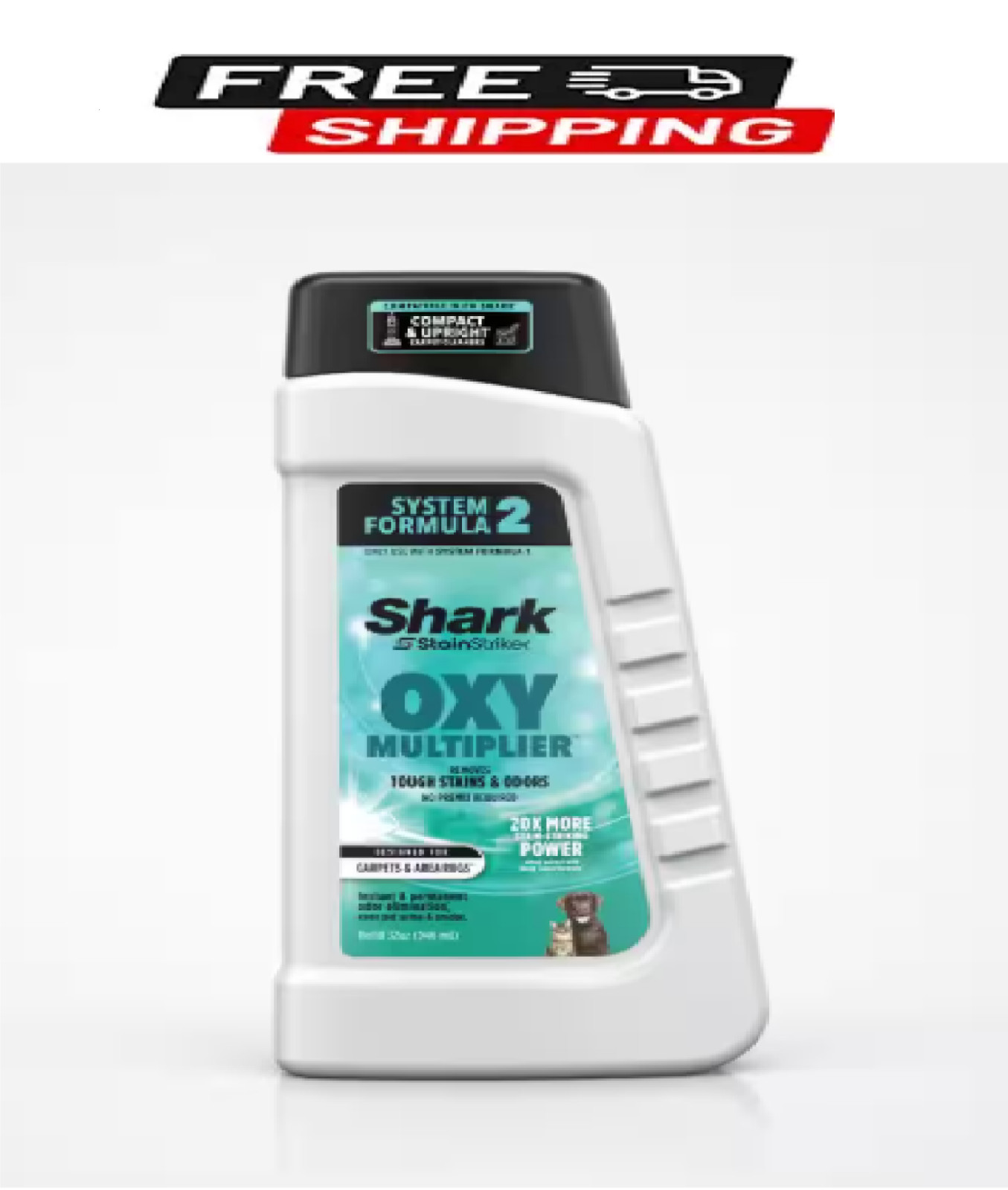 32 oz. StainStriker Carpet Cleaner OXY Multiplier Formula for Upright, Portable