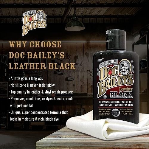 Detail Kit – Restore Your Leather & Vinyl Gear – Cleaner, Conditioner, Waterproo