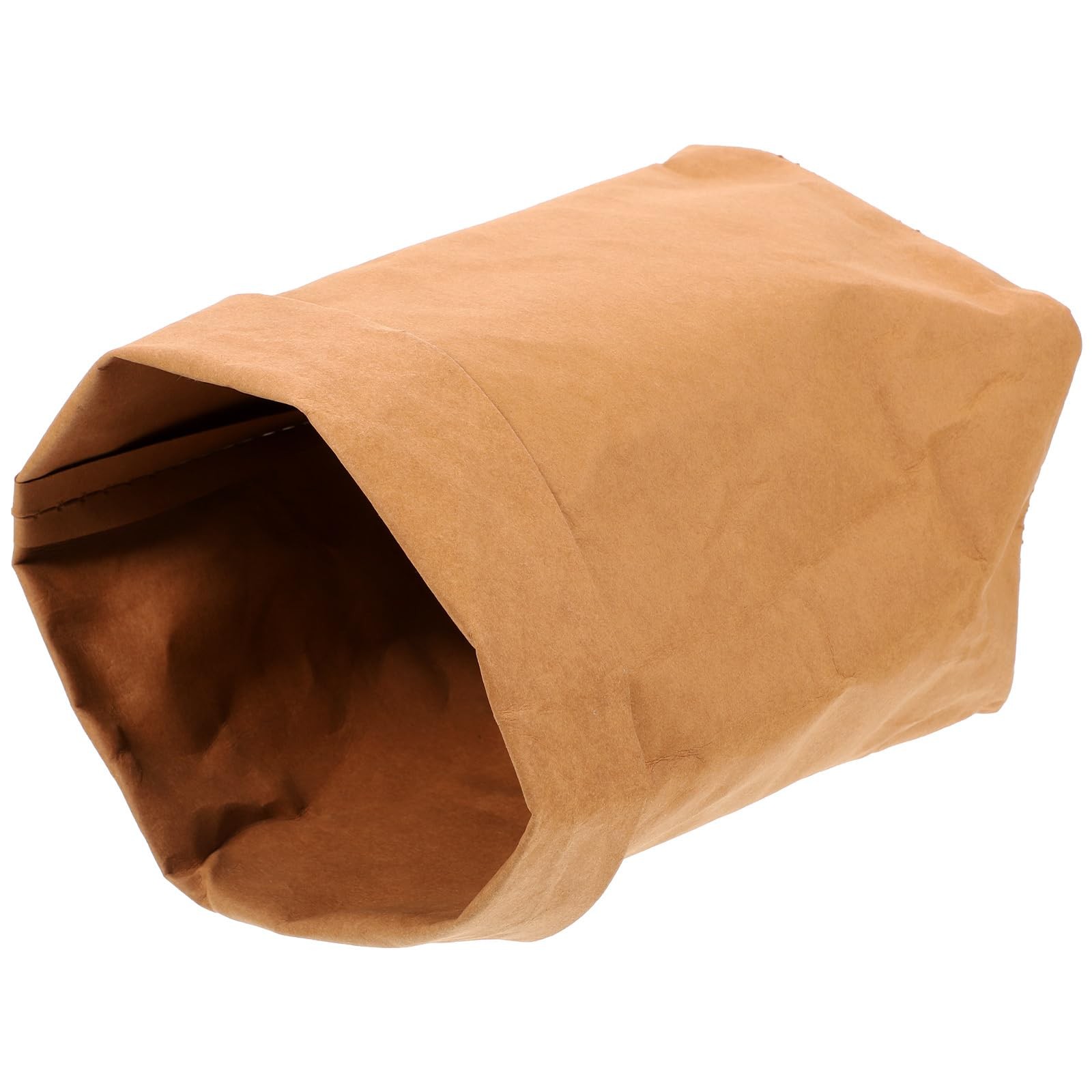 MAGICLULU Washable Kraft Paper Storage Bags for Food 23X22CMx3pcs, Brownx3pcs