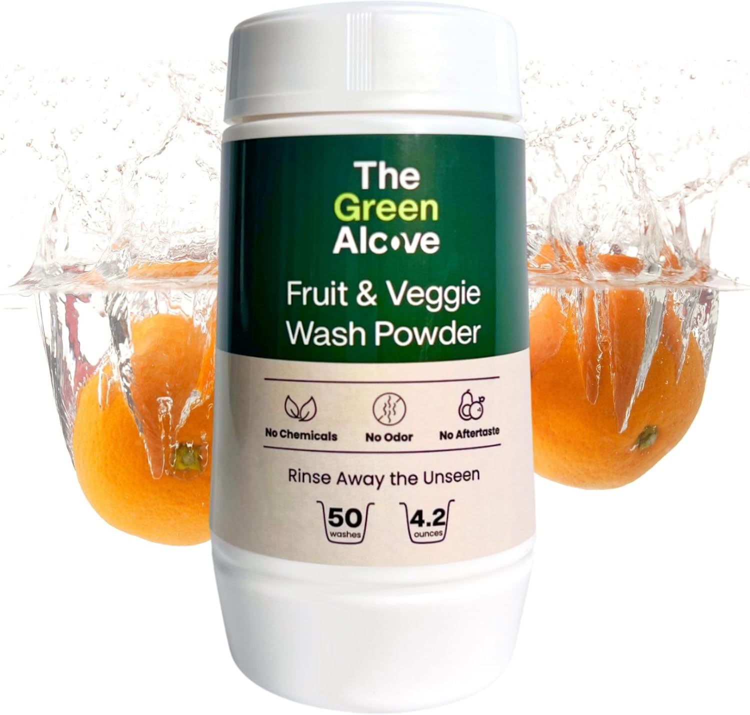 Fruit and Vegetable Wash Powder – Produce Cleaner – Removes Dirt & Residue – 4.2