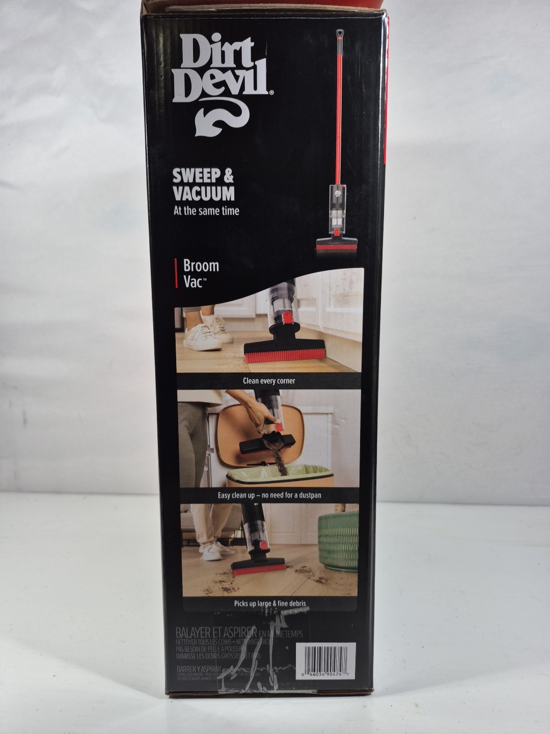 Dirt Devil Sweep & Vacuum Broom Vac – BD45000V – NEW