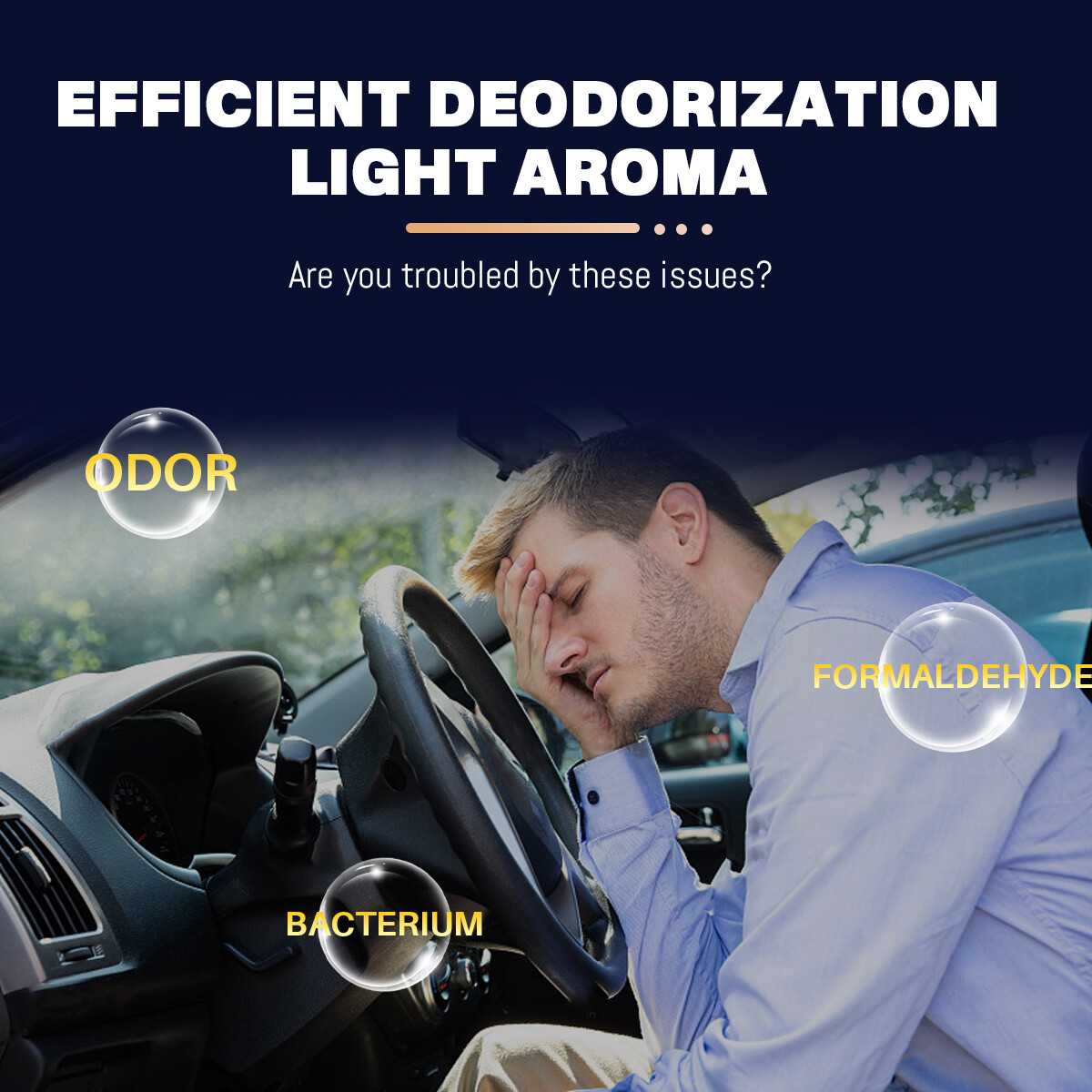 Smart Car Humidifier & Essential Oil Diffuser Aromatherapy Air Freshener (Black)