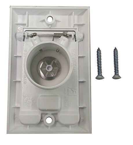 Central Vacuum Square Door Inlet Wall Plate White for Nutone Beam VacuFlow – …