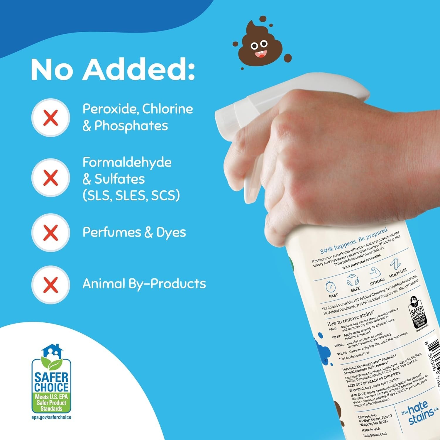 EPA Safer Choice Certified Stain Remover – 2-Pack