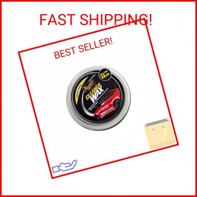 Meguiar’s Cleaner Wax, Easy-to-Use Paste Wax that Removes Light Defects, 12 Oz