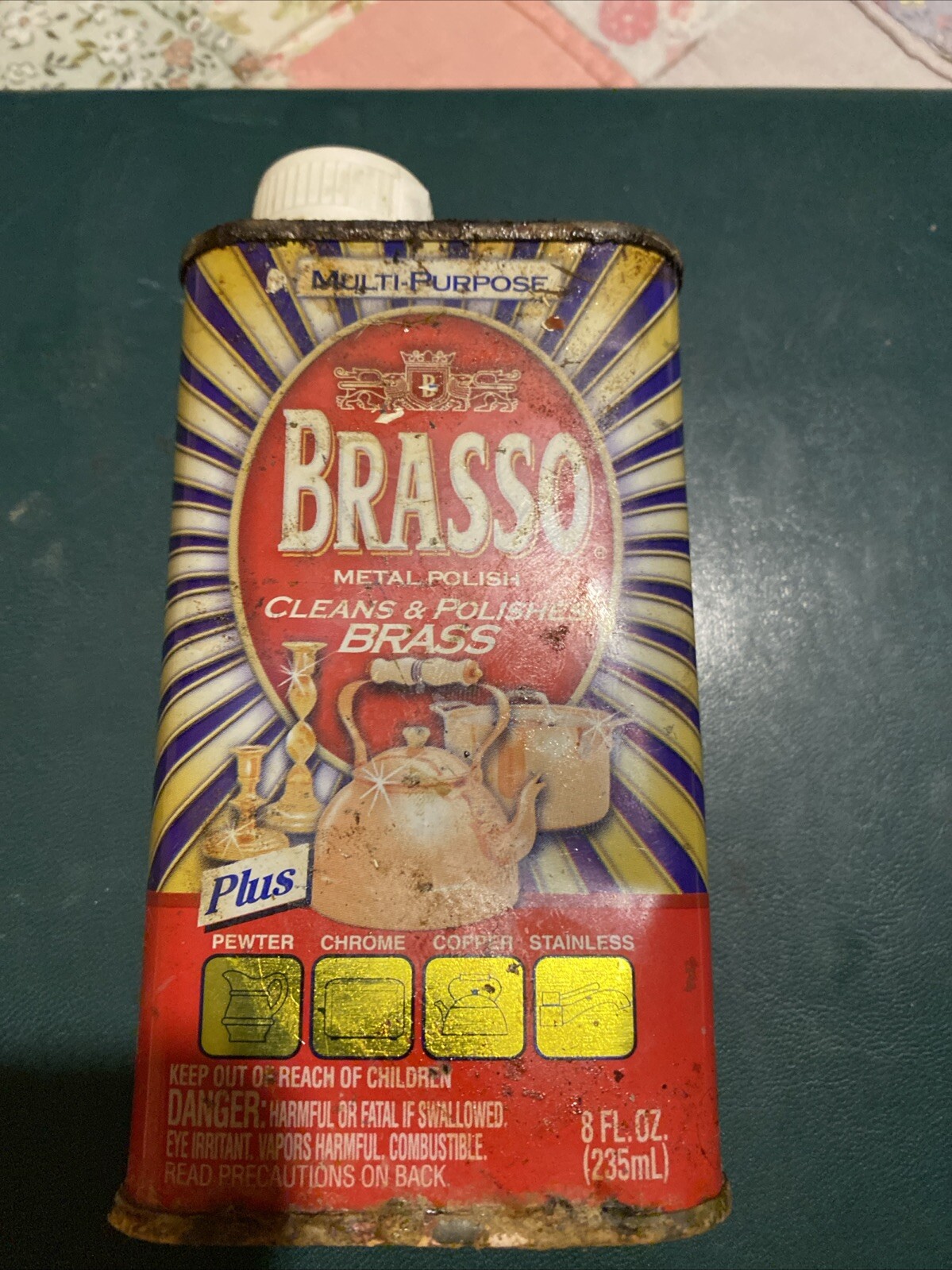 Vintage Brasso Cleans And Polishes Brass Cleaner