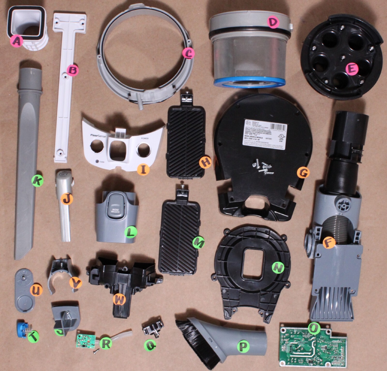 Hoover REACT UH73301 VACUUM CLEANER “REPLACEMENT PARTS”- MULTIPLE LISTING