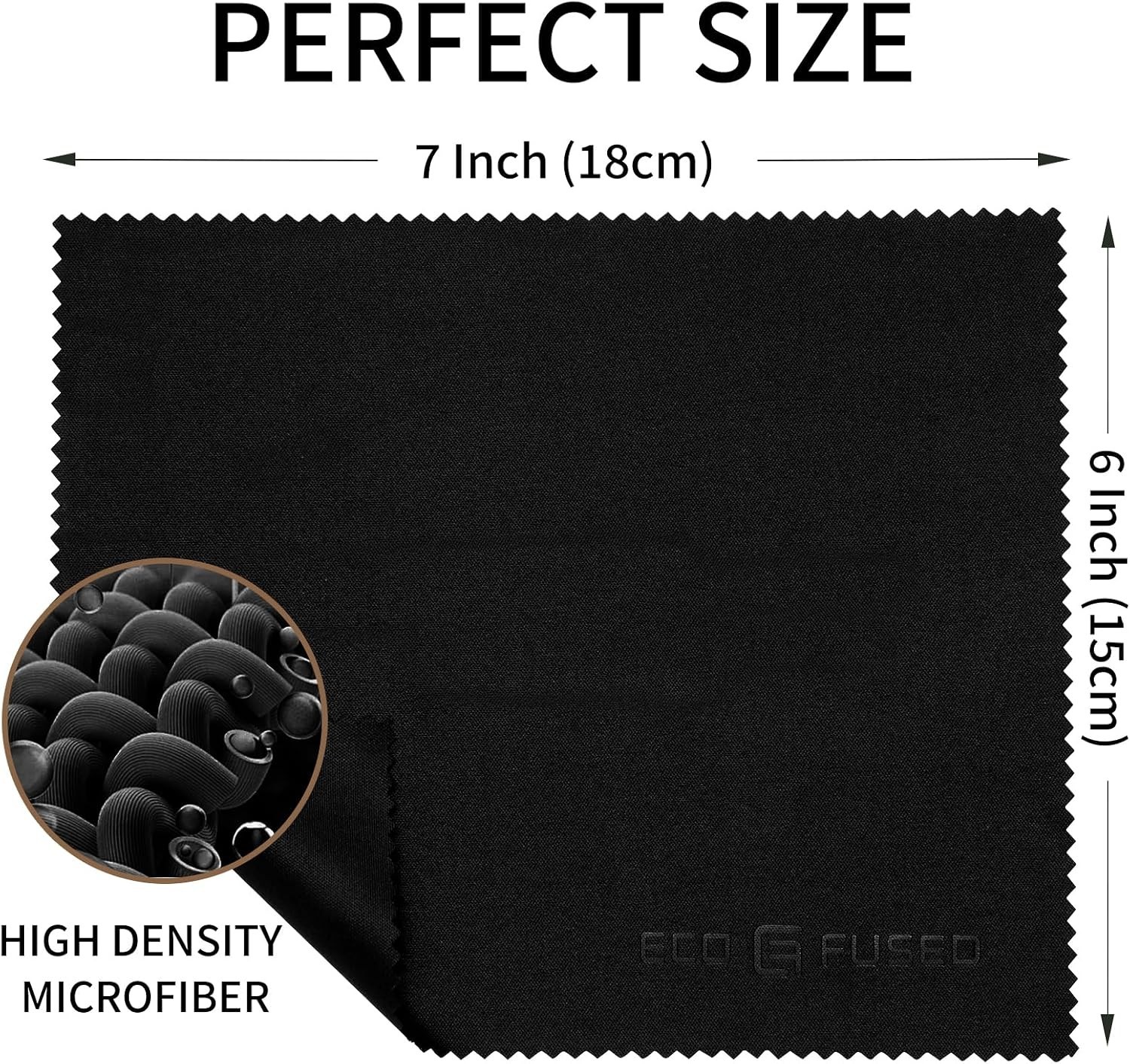 40-Pack Compact Microfiber Cleaning Cloths – Perfect for Electronics & Glasses