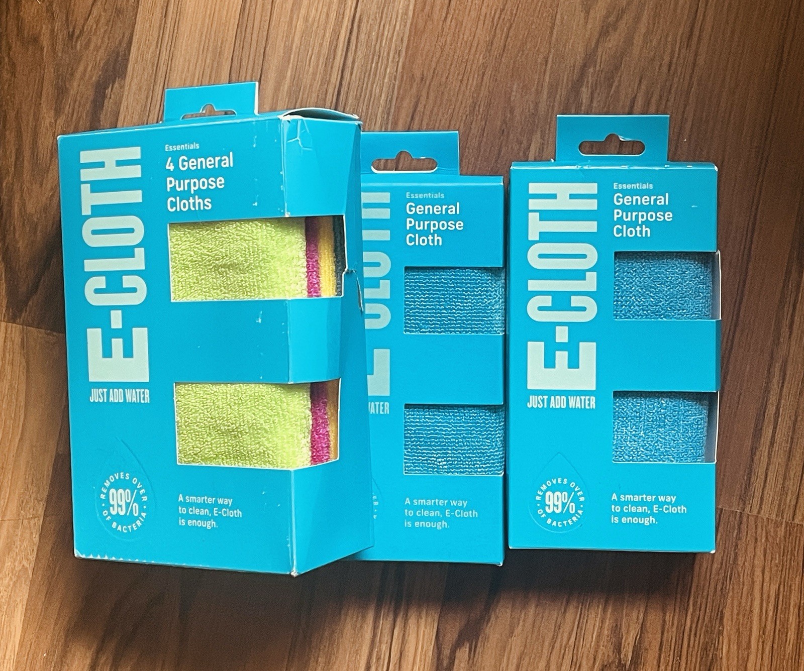 6 E-Cloth Micofiber General Purpose Towels Assorted BRAND NEW