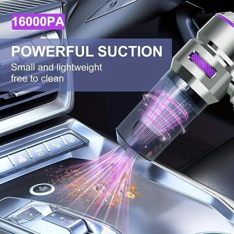 4in1 Vacuum/Air Duster 80,000RPM Super Power Mini Car Vacuum Cleaner air Blower