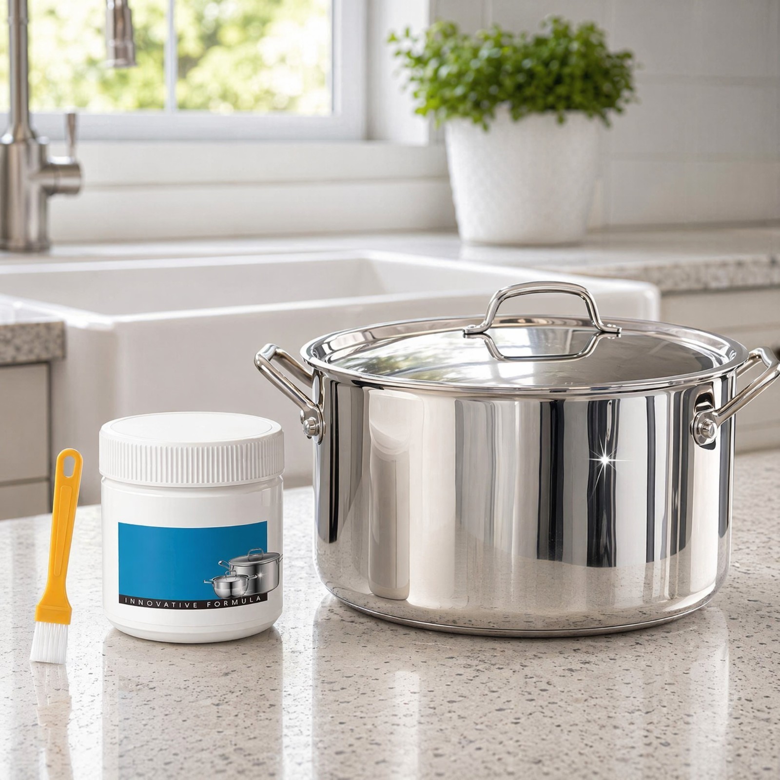 260g Cookware Burnt Stain Cleaning Paste, Multi-Use Pan Bottom Cleaner