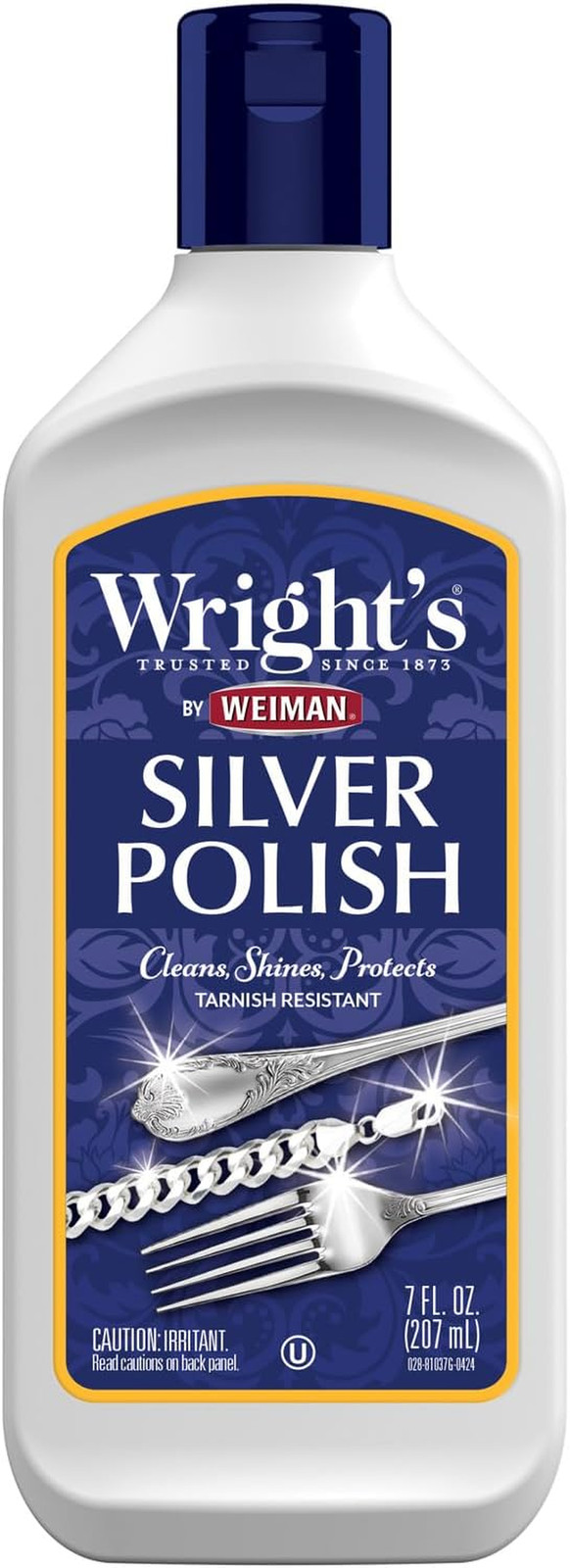 Silver Cleaner and Polish – 7 Ounce – Ammonia Free – Use on Silver, Jewelry, Ant