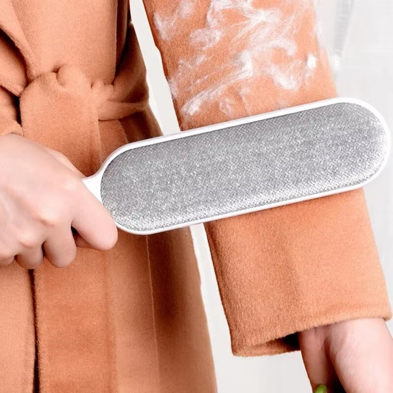 Reusable Double-Sided Lint Brush – Electrostatic Pet Hair Remover for Easy