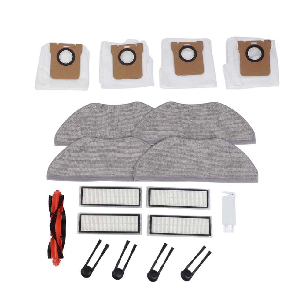 Replacement Kit for Xiaomi Robot Vacuum H40 OV51 with Brush Filter and Mop Pads