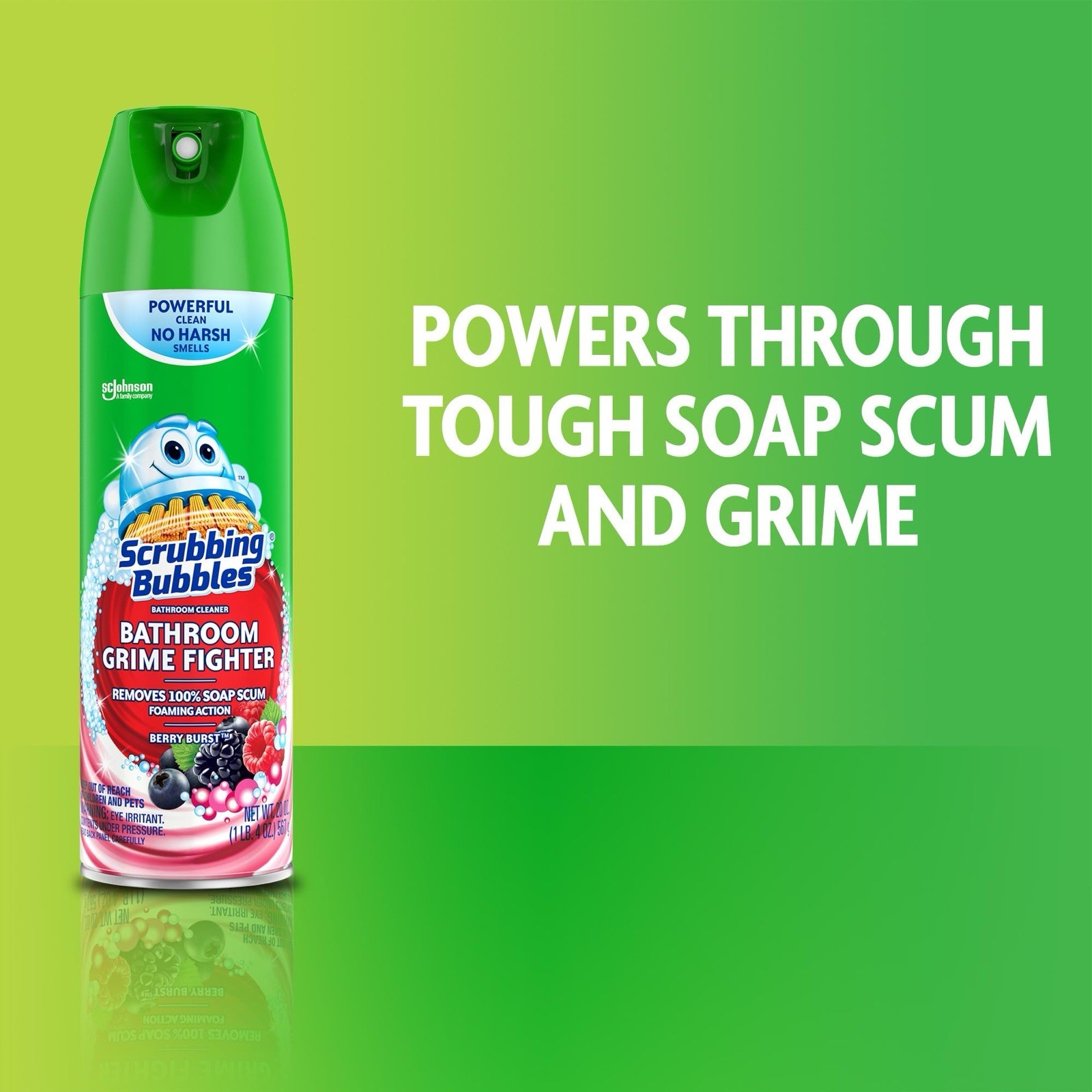 Scrubbing Bubbles 🫧 Bathroom and Shower Cleaner, Berry 🍓🫐 20oz