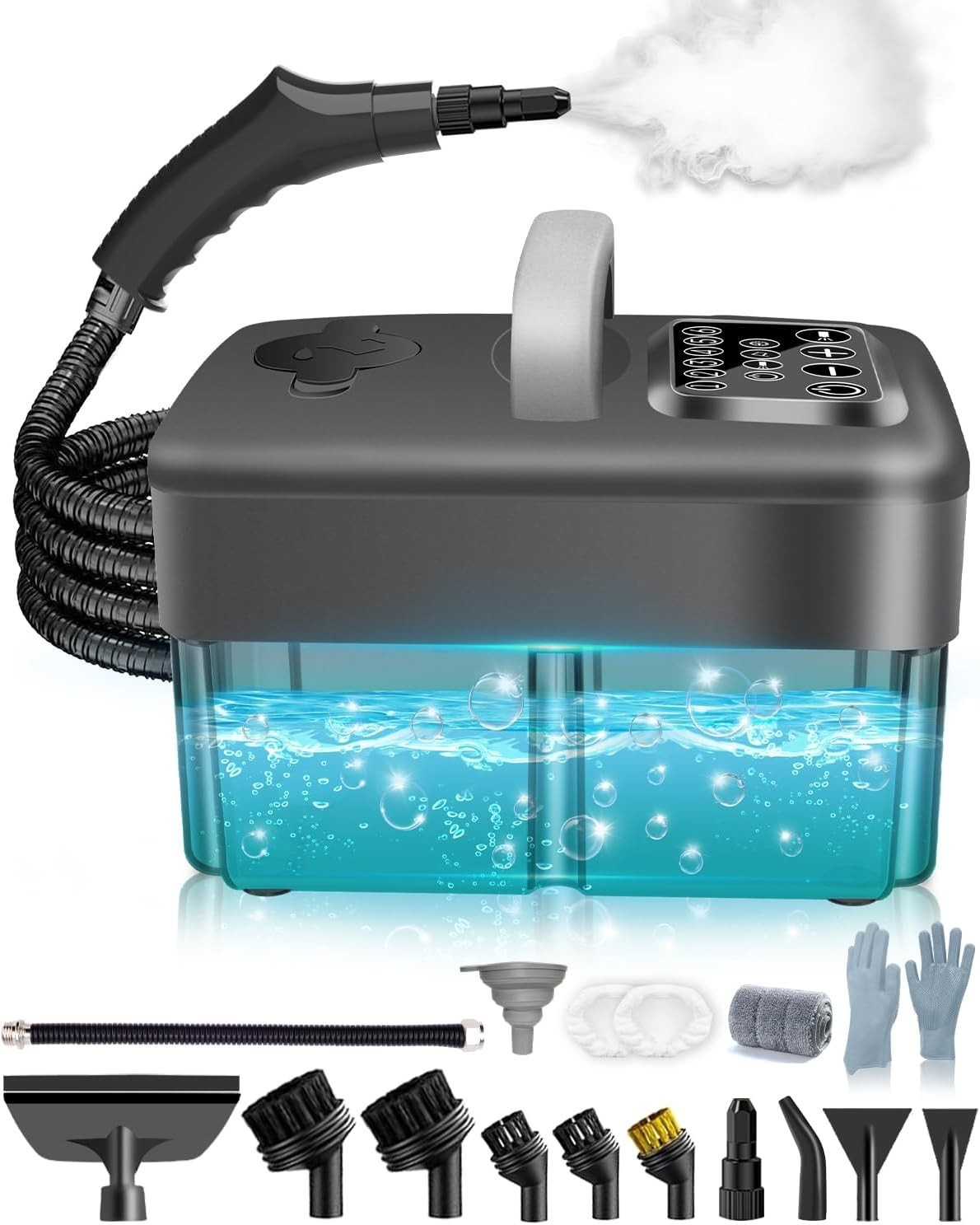 Handheld Steamer with 1600ML Tank – Fast, Efficient Cleaning for Home & Car