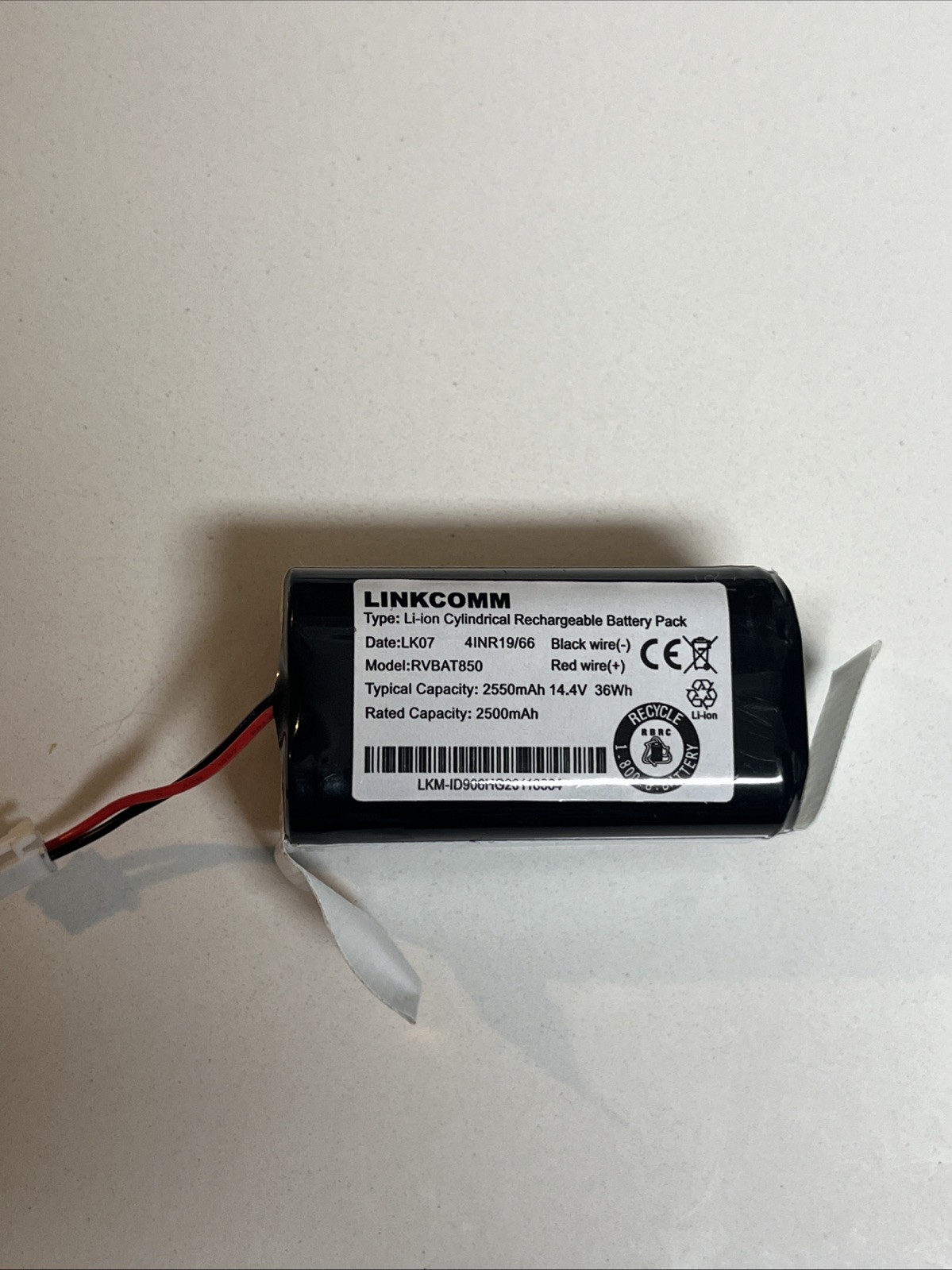 RVBAT850 Battery Replacement for Shark ION IQ AI Robot Vacuum RV1001AE RV1000AE