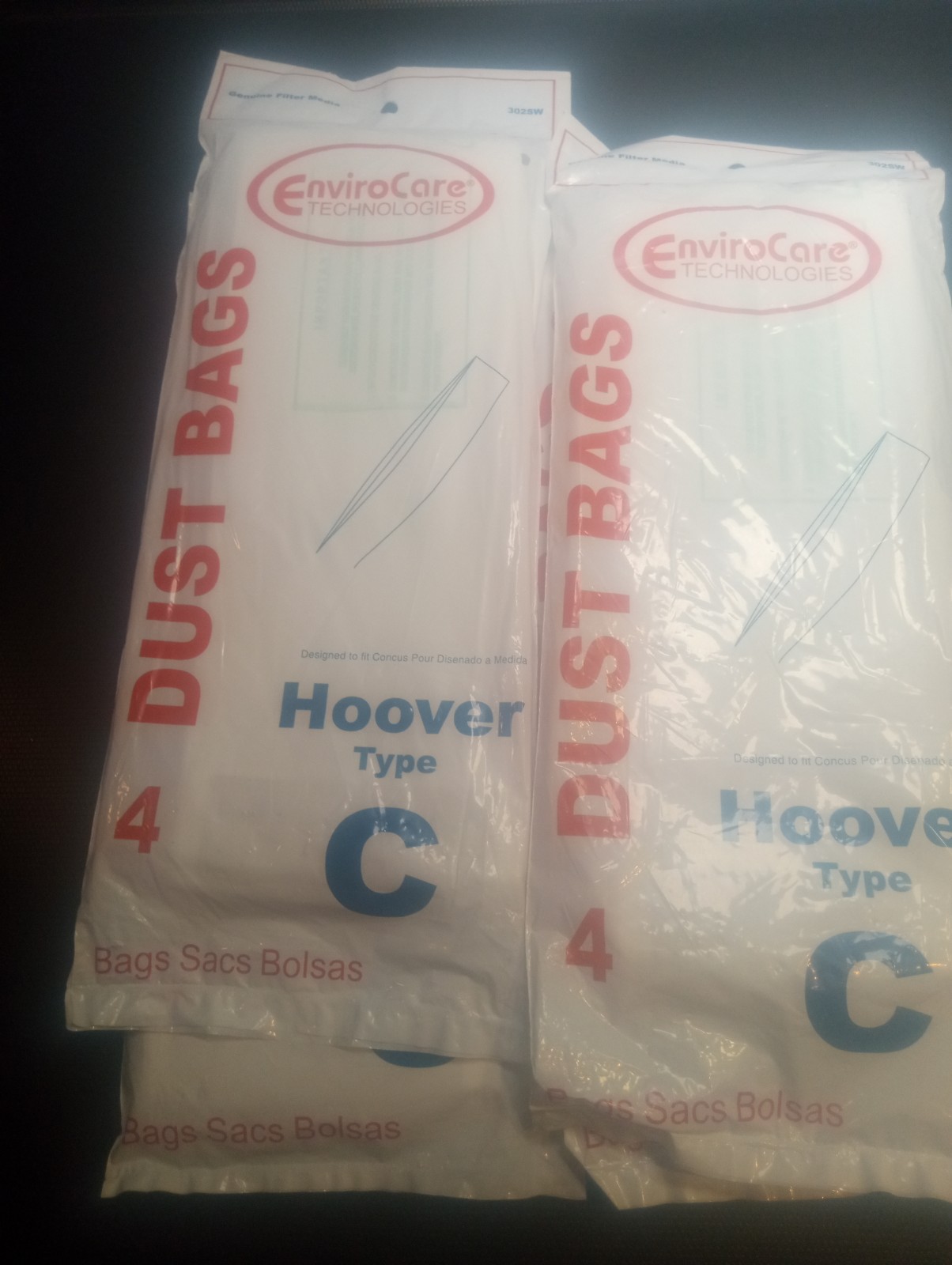 Vacuum Type C Bag Fits For Hoover (16 Bags) See The Pictures