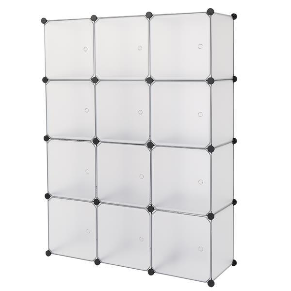 12-Cube Storage Shelf Cube Shelving Bookcase Bookshelf Organizing Closet Toy NEW
