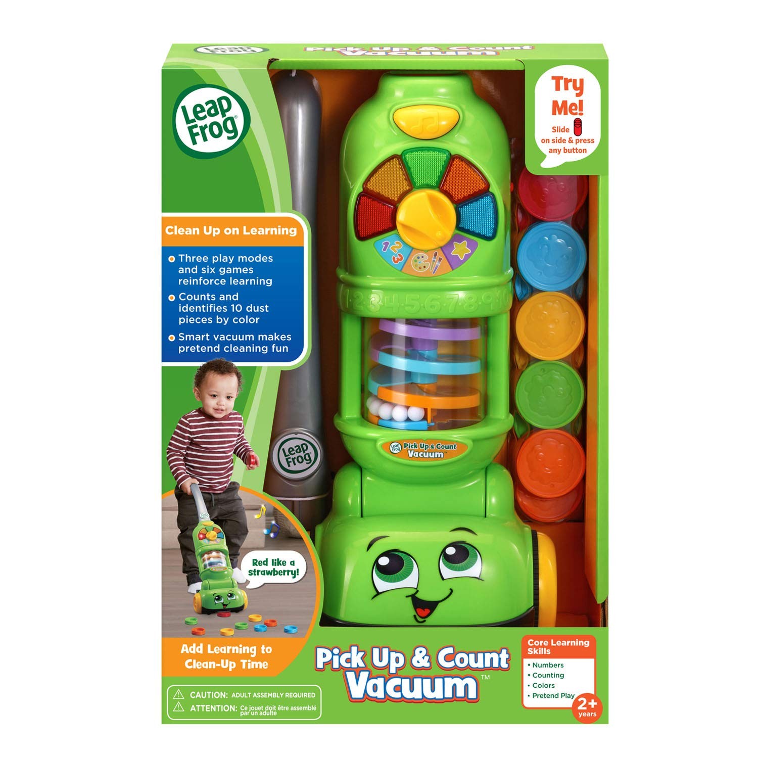 Pick Up and Count Vacuum, Green
