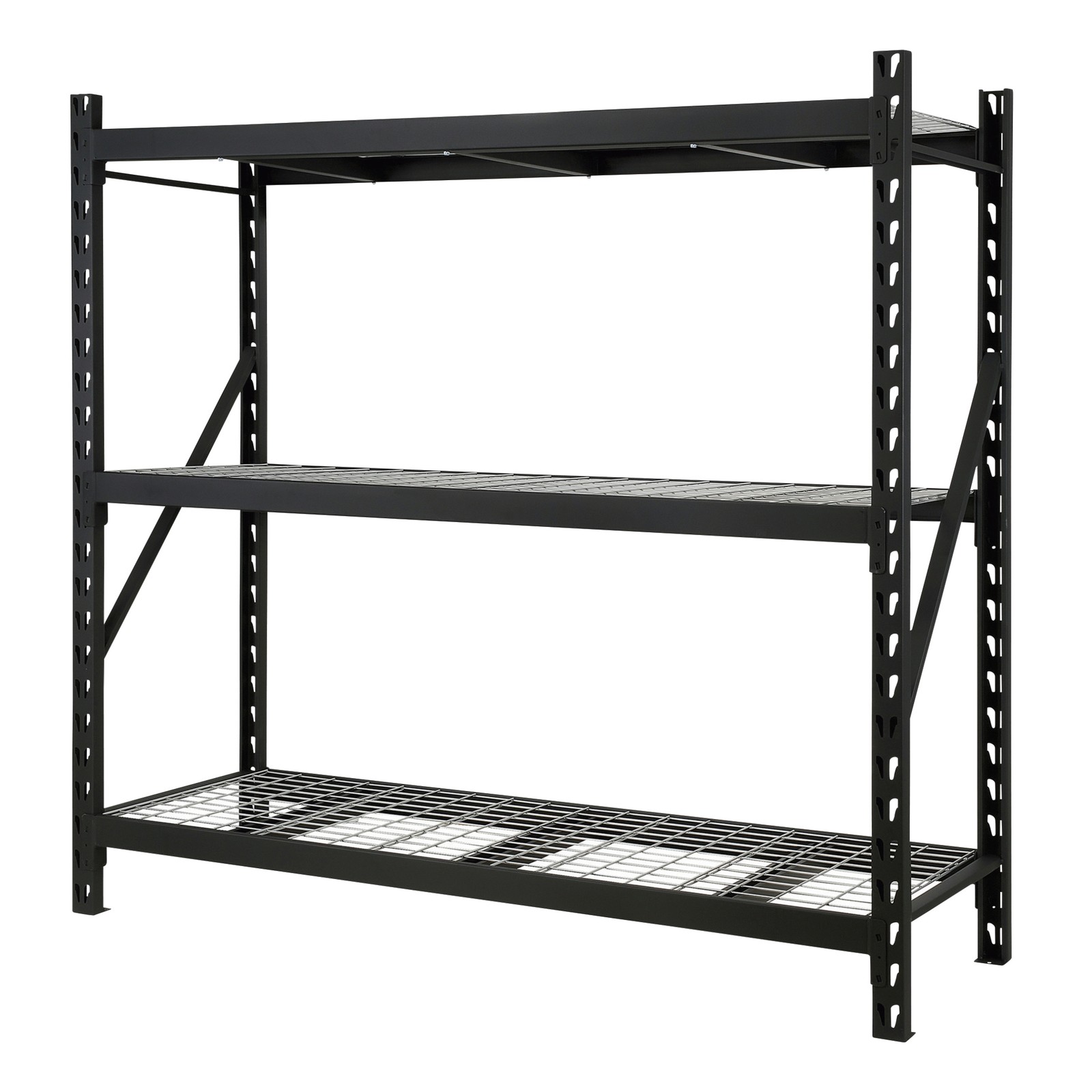 Ironton 3-Tier Steel Shelving Rack, 6,000-Lb. Total Capacity