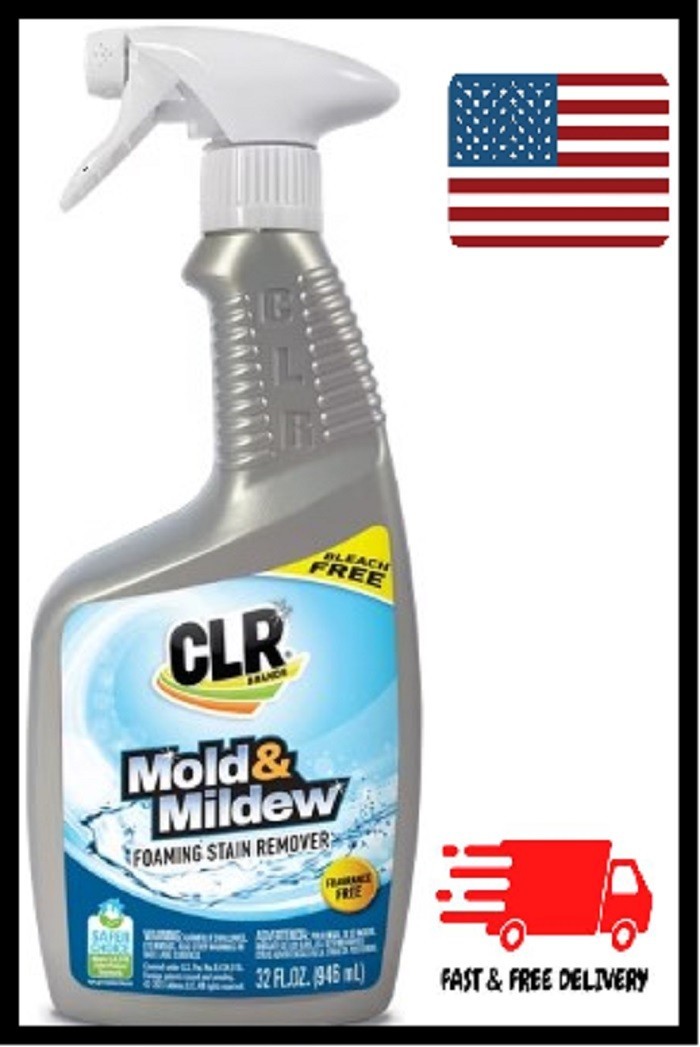 CLR Bleach-Free Mold & Mildew Foaming Action Stain Remover, 32 FL oz. Spray Bott