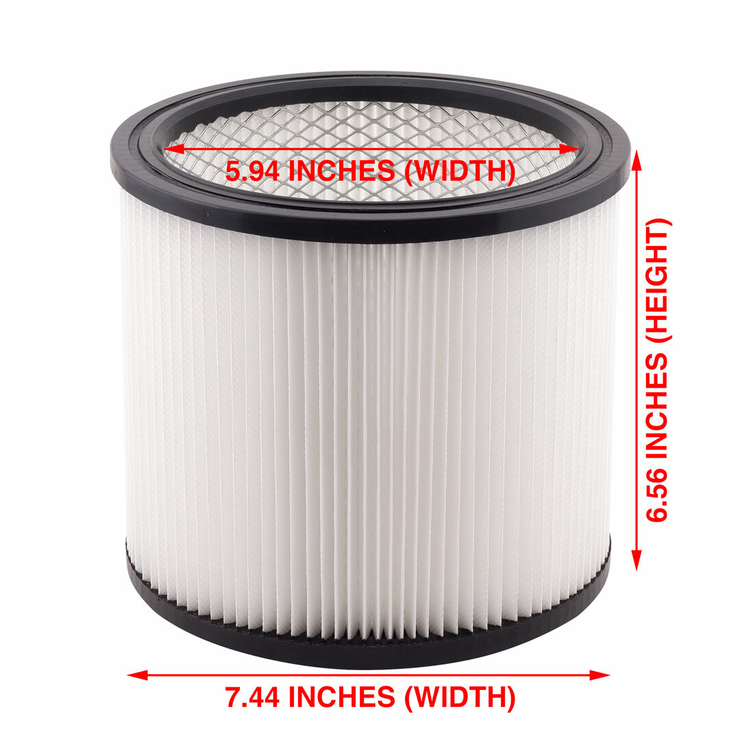 18 Pack Filter Cartridge 90304 90350 90333 Type U H12 with for Vac Wet Dry Vacs