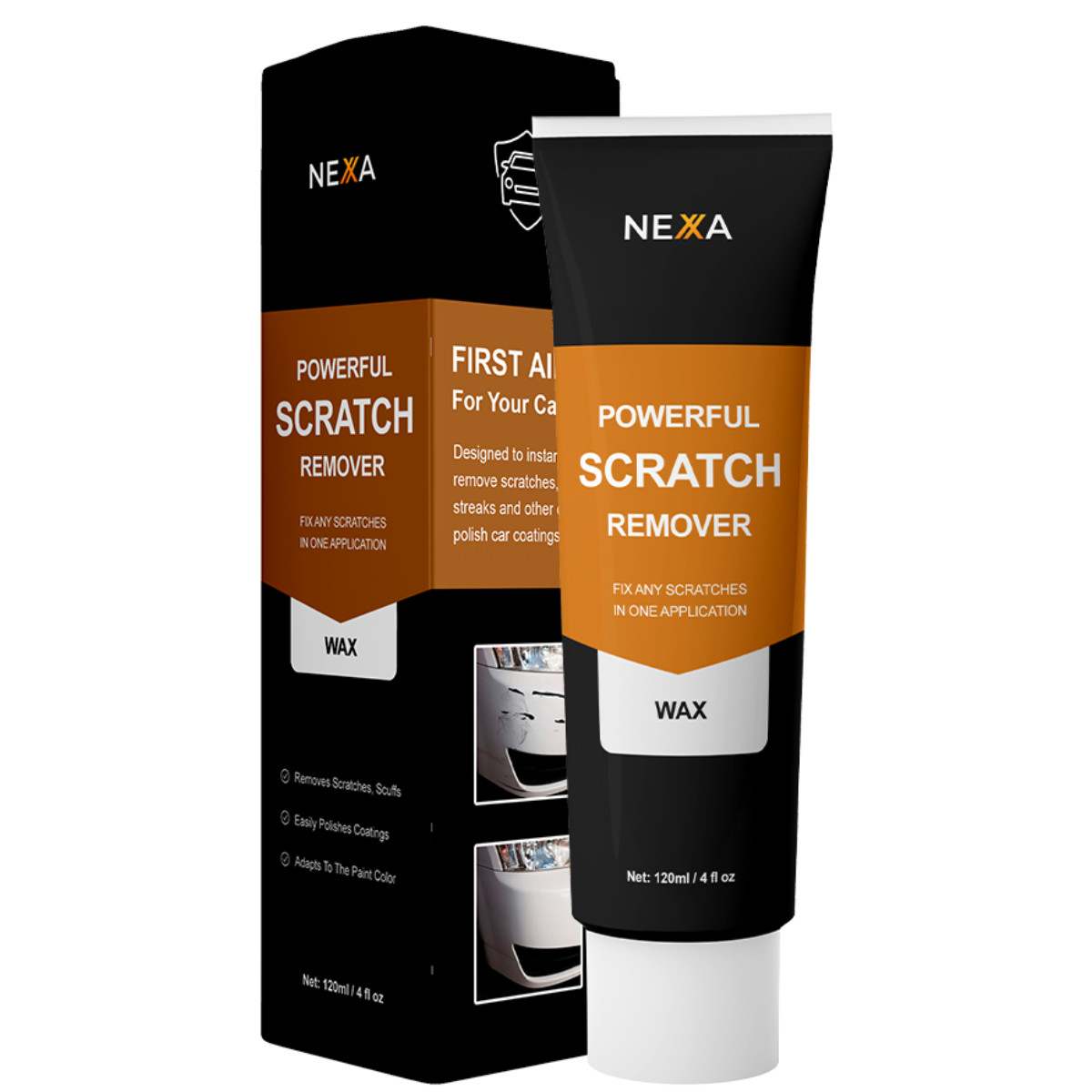 NEXA Car Scratch Remover – Easily Fix Any Scratches, Swirls & Other Marks!
