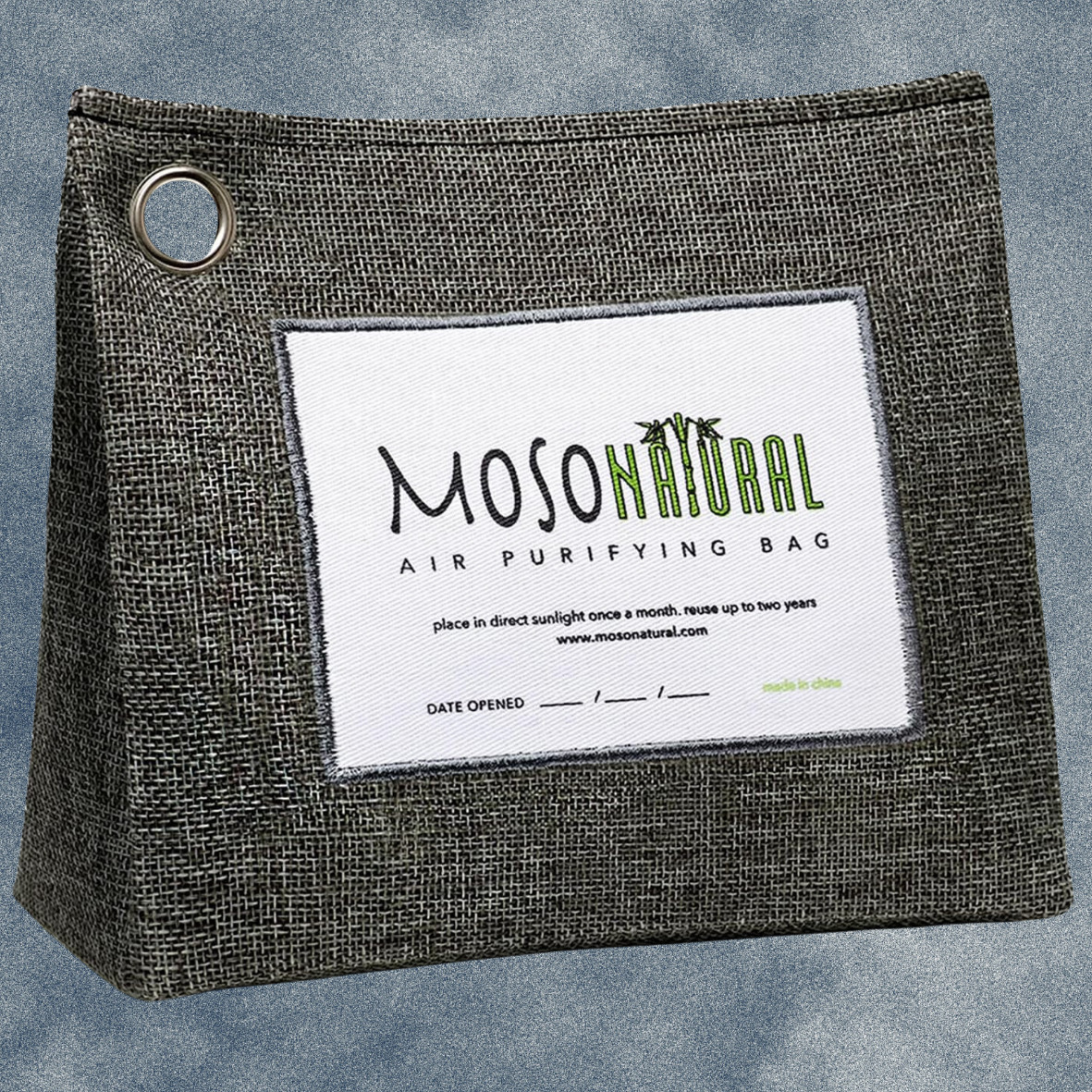 Moso Natural Air Purifying Bag 500g. Odor Eliminator for Kitchen Bedroom Pets