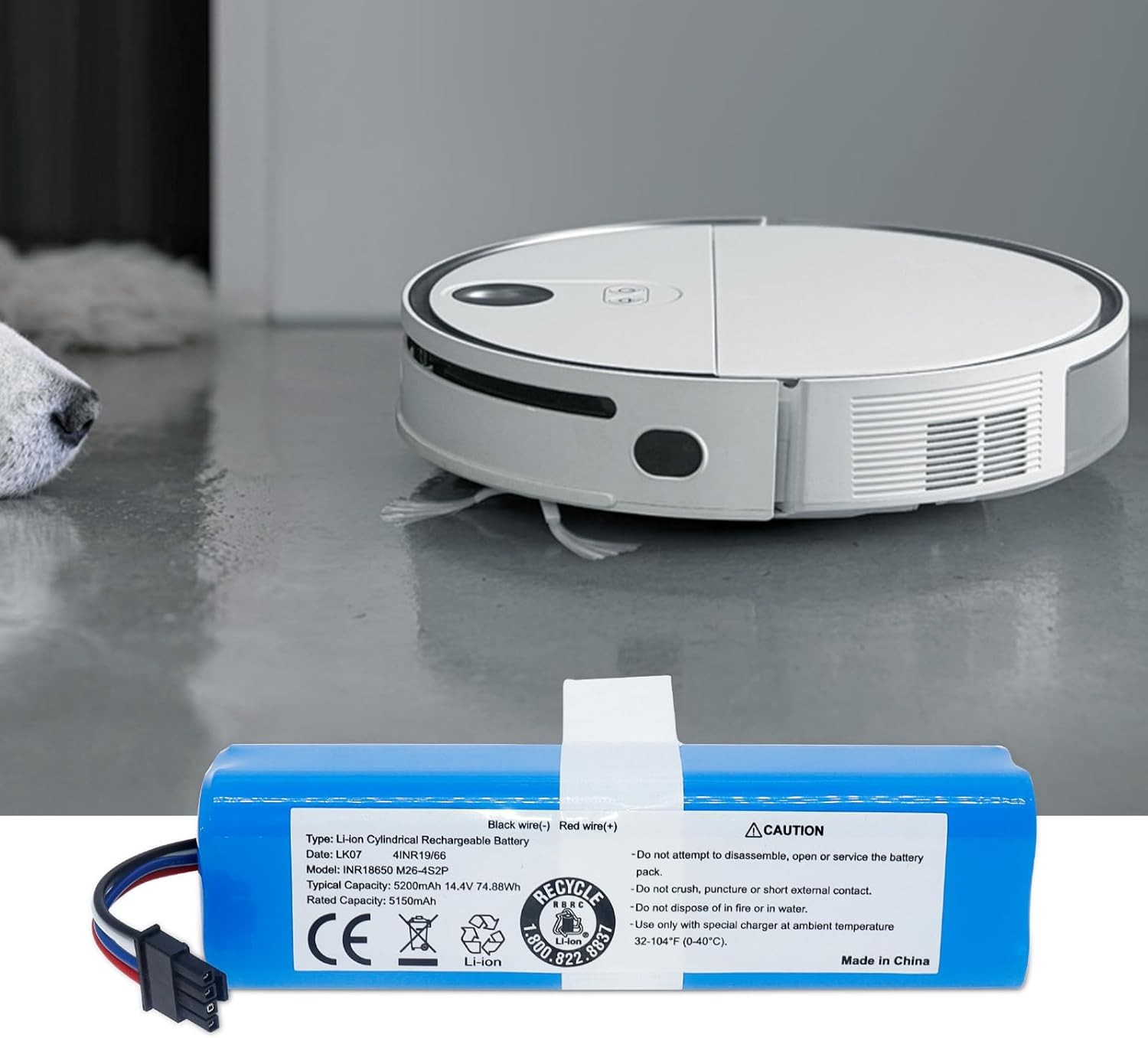 Replacement Battery for Eufy Robovac L70 Hybrid L10 T2190 T2190G21 INR18650M26