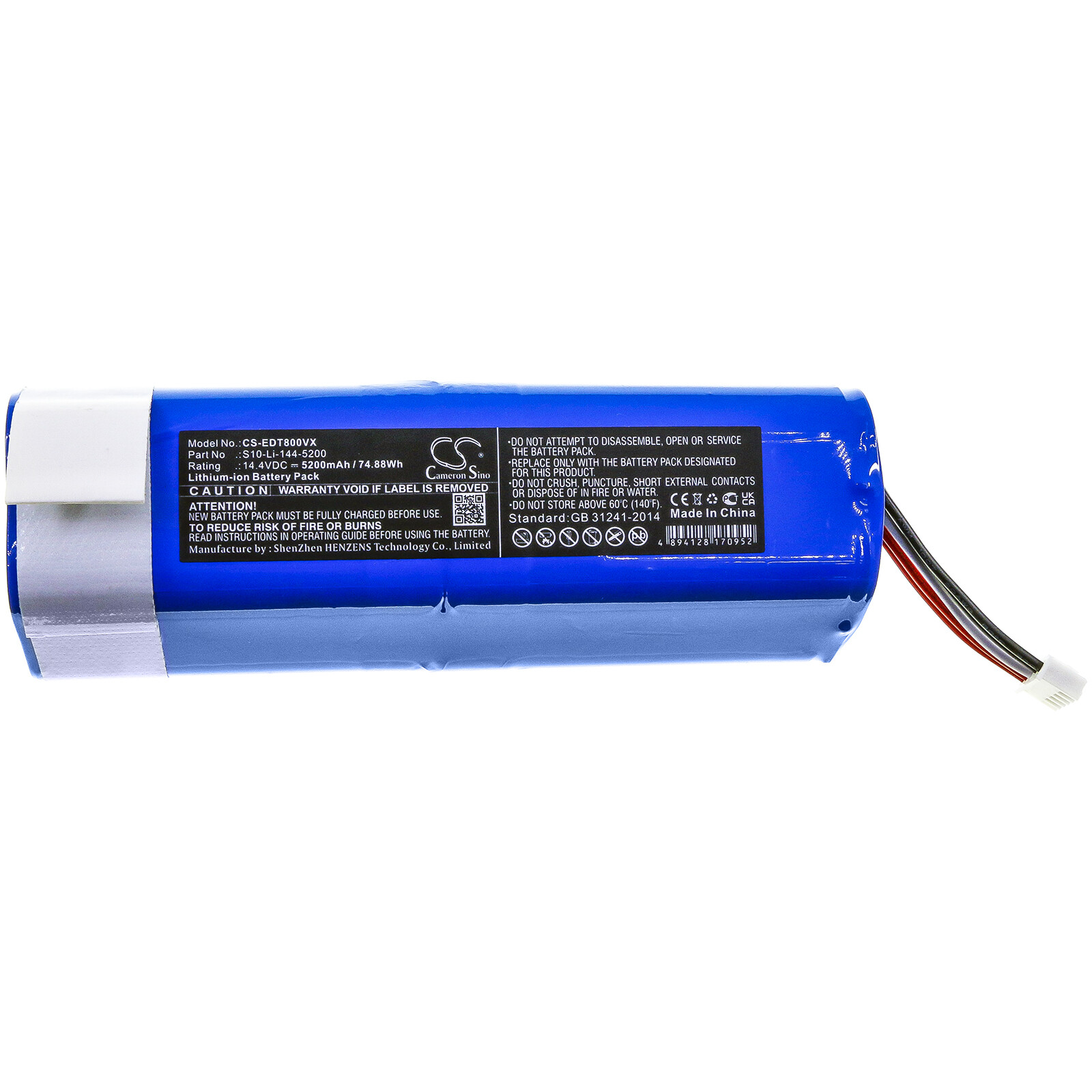 5200mAh Battery For Ecovacs N8 Pro+N8,T8+,Deebot T8+,DJ65,T8 AIVI,Ozmo T8,N8,T5
