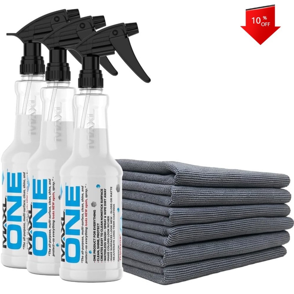 NEW,Car Spray with Triphene, (3, 20oz w 6 Micro Fiber Cloth)