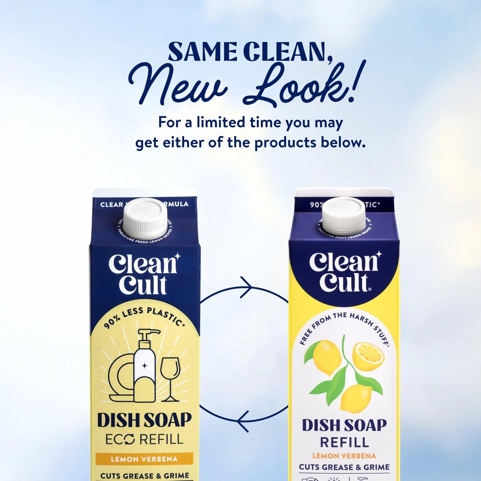 Cleancult Dish Soap Liquid Refills – Plant Based Cleaning Power – Cuts Grease…