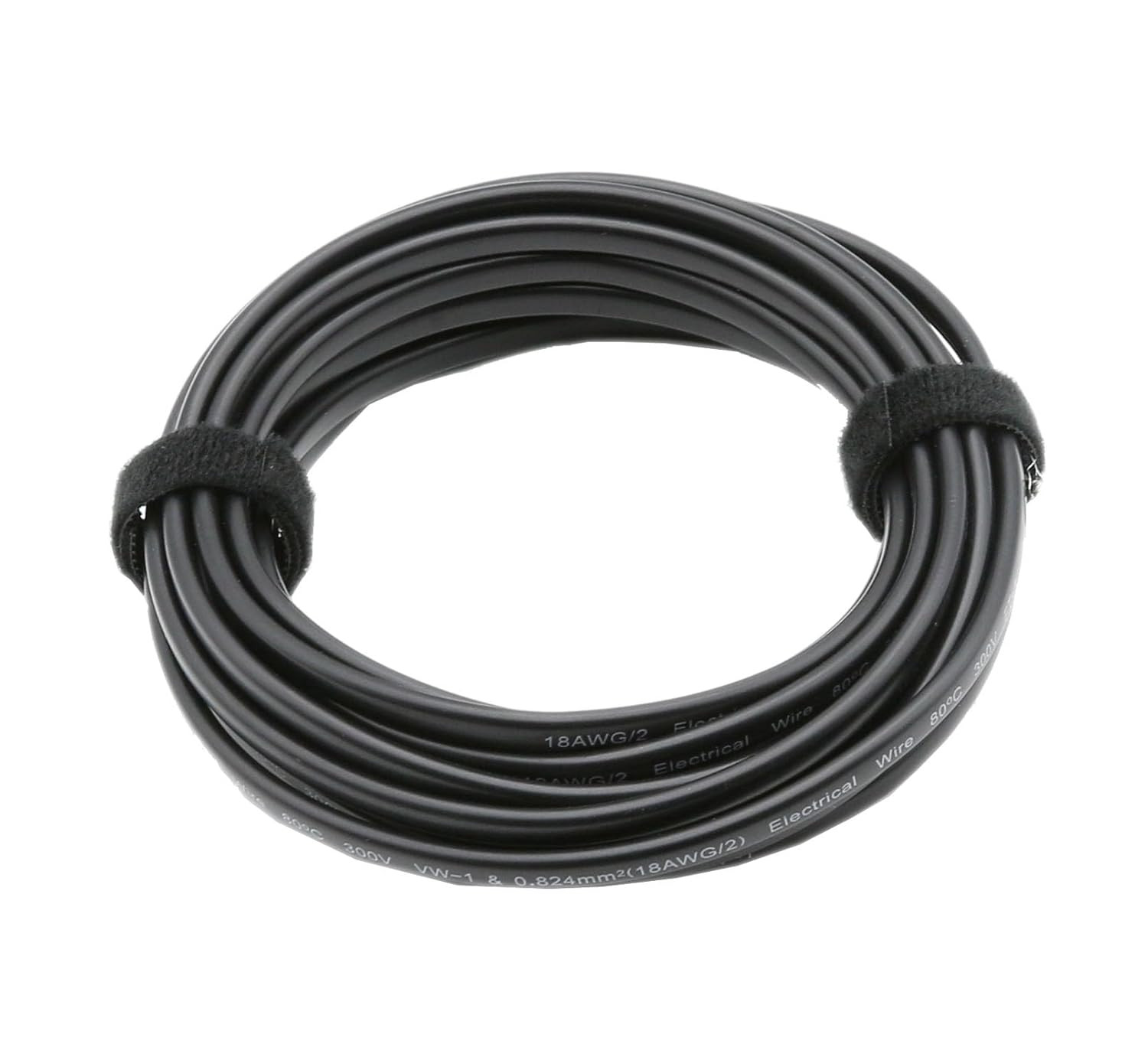 18 Gauge 2 Conductor Electrical Wire, 18 AWG Stranded PVC Cord, 18/2 Wire Low Vo