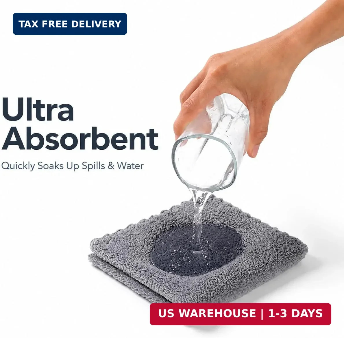 12 Pack Cleaning Cloth,Ultra Soft Absorbent Quick Drying Microfiber Cleaning rag