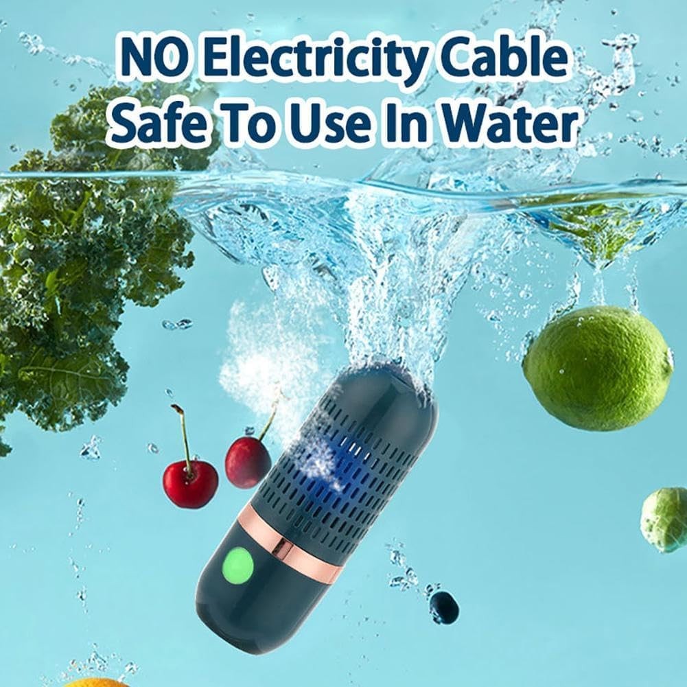 Portable Produce Cleaner Wireless Rechargeable Fruit and Produce Washing Mac