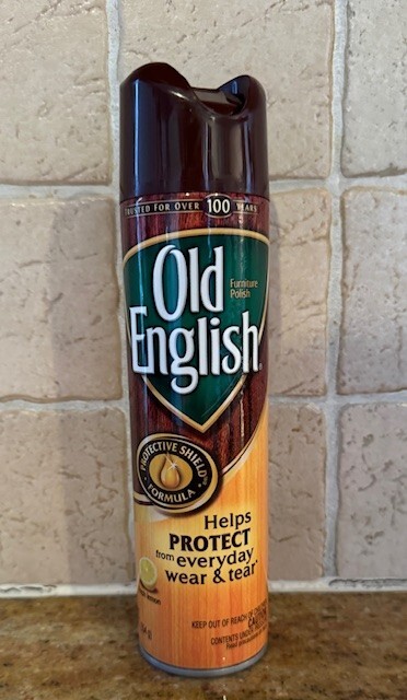 Old English Furniture Polish, Lemon 12.5 oz Can NEW