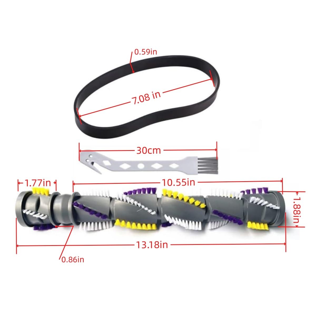 Vacuum Cleaner Brush Roll Belt for Bissell Cleanview Swivel Pet Parts 2252 2254