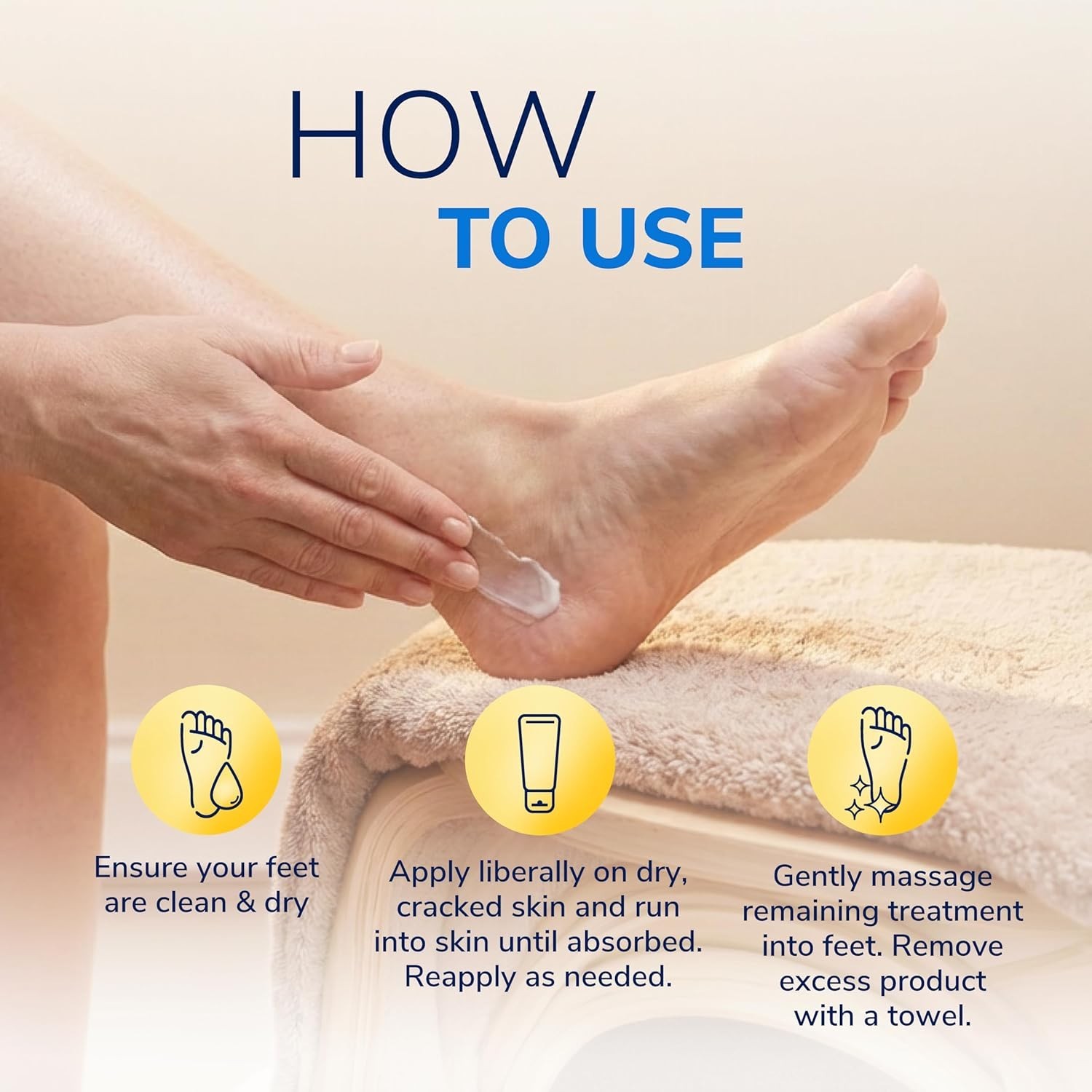 Dr. Scholl’s Dry, Cracked Foot Repair Ultra Hydrating Foot Cream, 3.5 oz