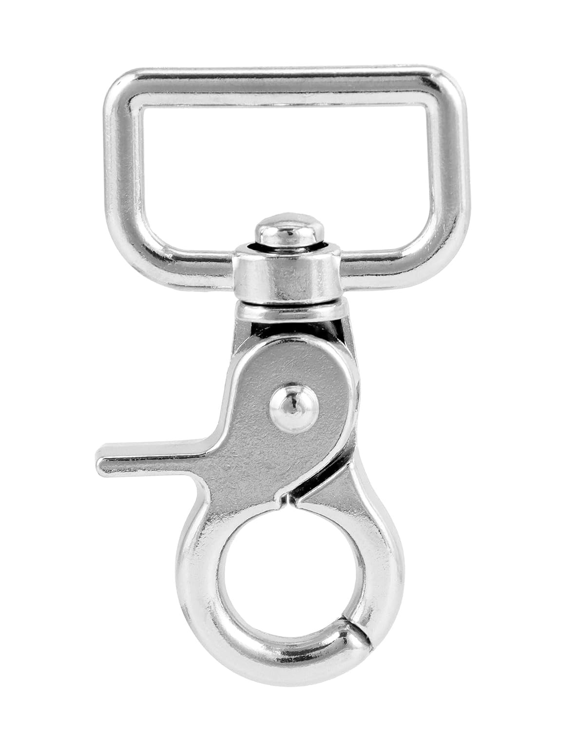 Metal Swivel Snap Hooks 2.6 Inch – 10 Pack Smooth 360° Rotation for Bags, Keycha